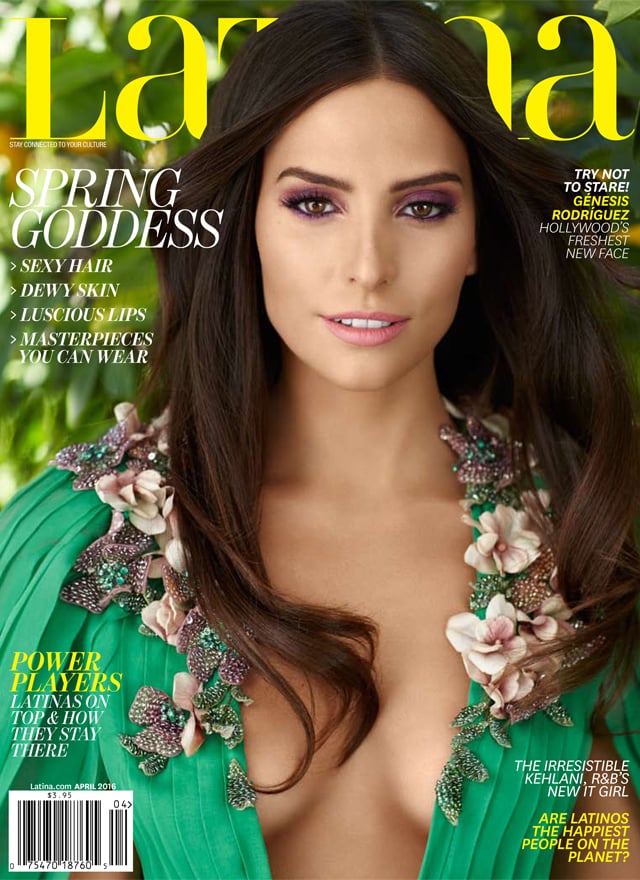 Genesis Rodriguez - Page 2 Genesis-Rodriguez-Latina-Magazine-April-2016-Cover