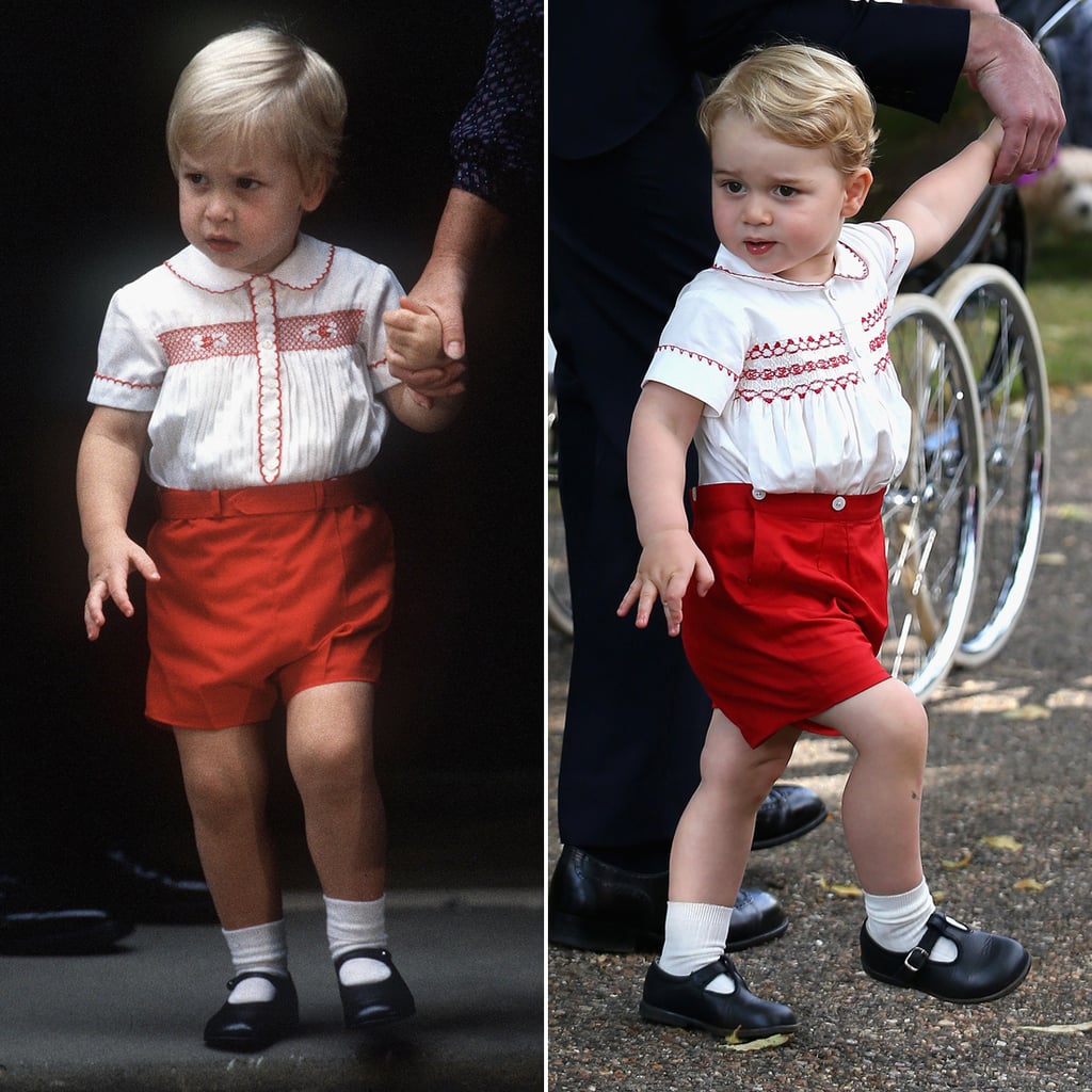 Prince George's Outfit at Princess Charlotte's Christening