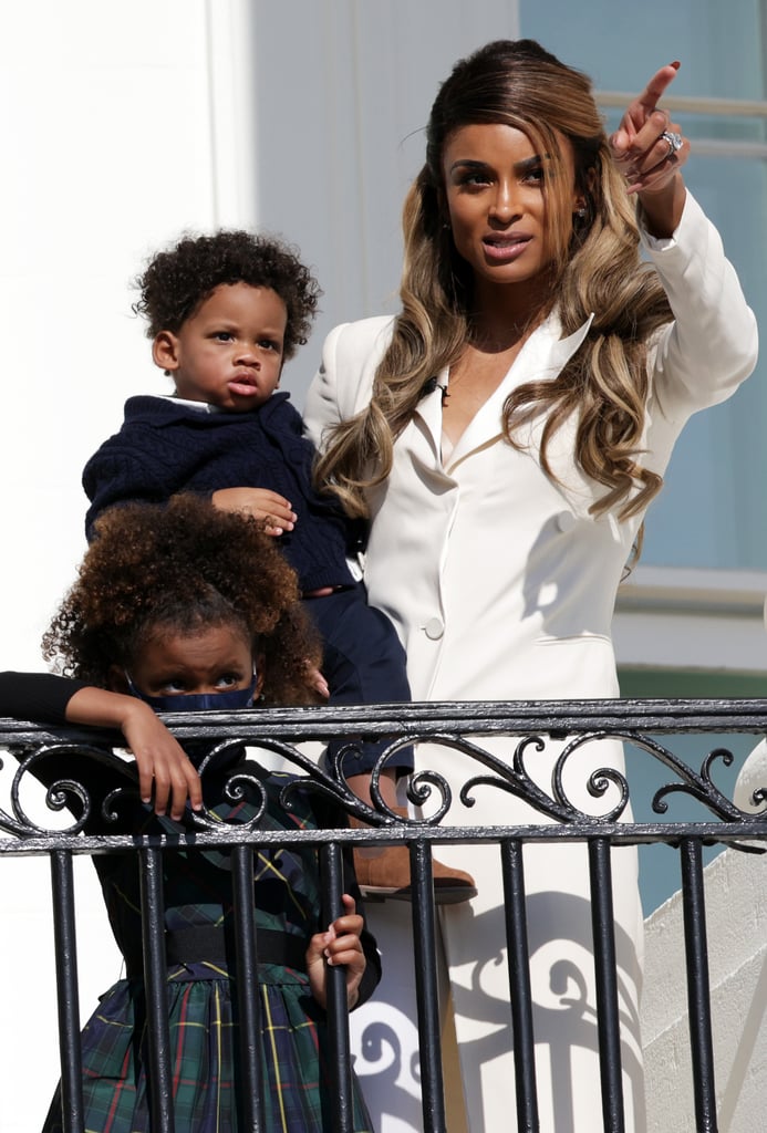 Watch Ciara's Son Win Interrupt White House Press Conference