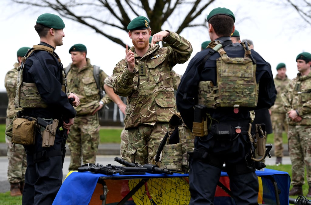 Prince Harry in Uniform at Green Beret Presentation 2019