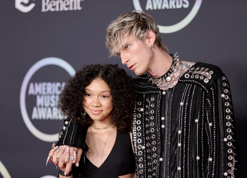 Machine Gun Kelly and Casie Colson Baker at the 2021 American Music Awards