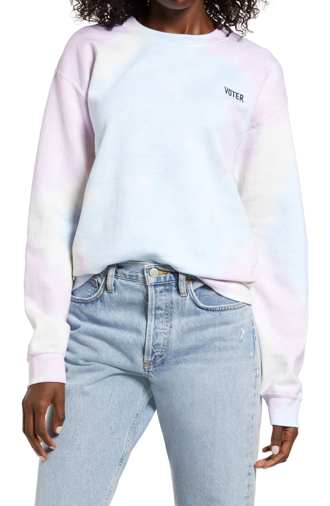 Treasure & Bond Tie Dye Vote Sweatshirt