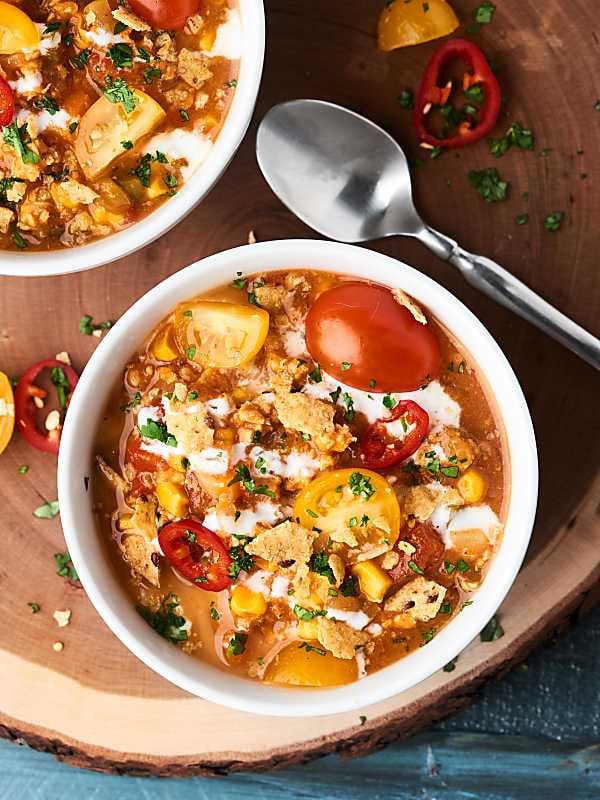 Healthy Turkey Taco Chili