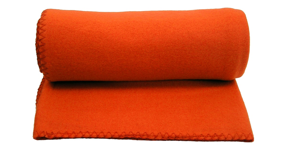 Orange Throw Blanket Cheap Halloween Gifts POPSUGAR Smart Living