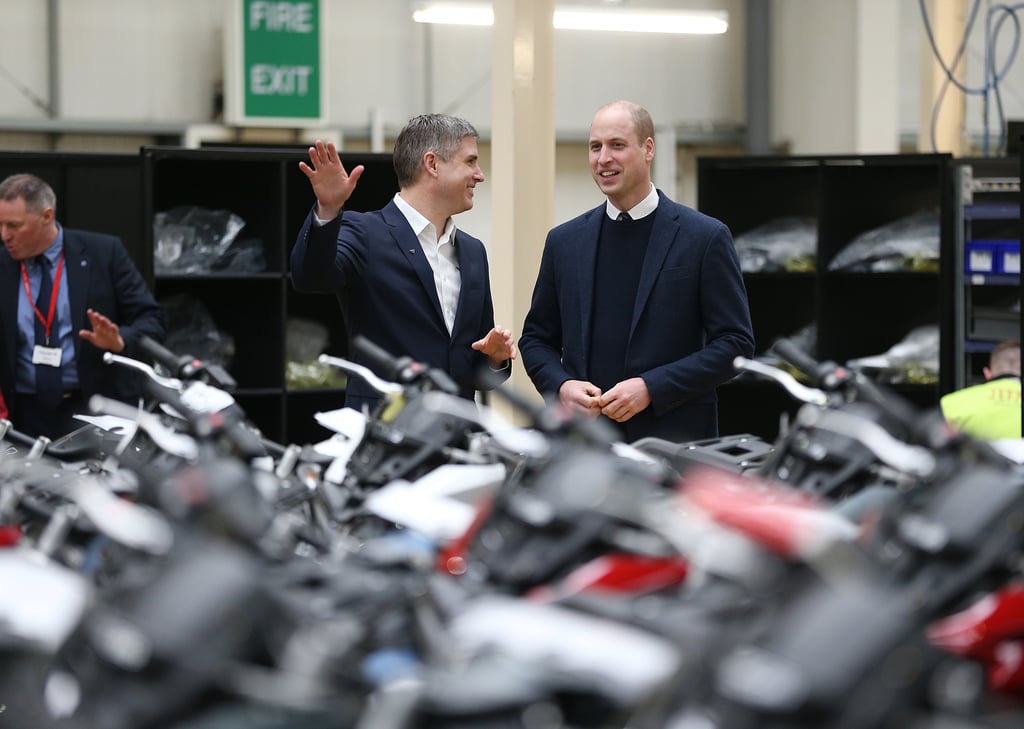 Prince William Riding a Motorcycle February 2018