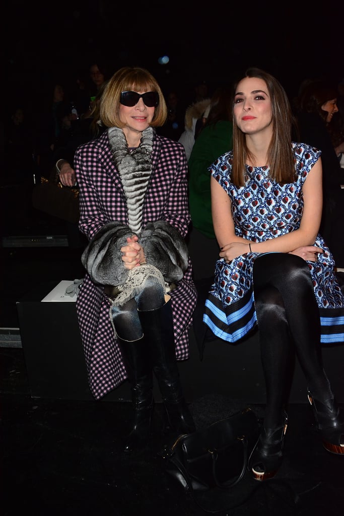 Anna Wintour brought her daughter, Bee, to the Prabal Gurung show on Saturday.