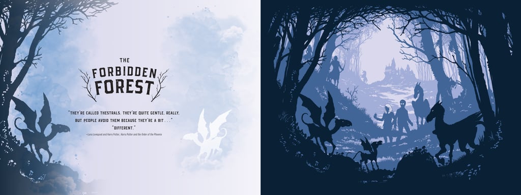 A peek inside Creatures: A Paper Scene Book.
