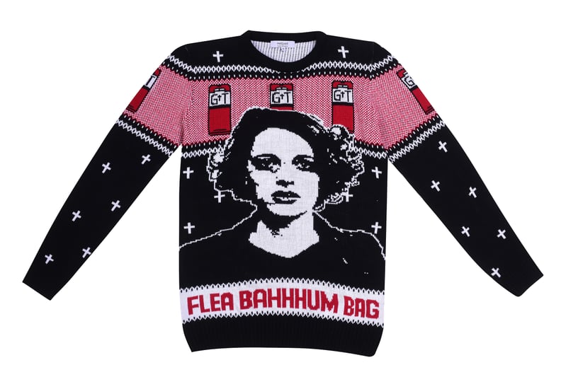 Flea-bahum-bag Holiday Sweater, Front