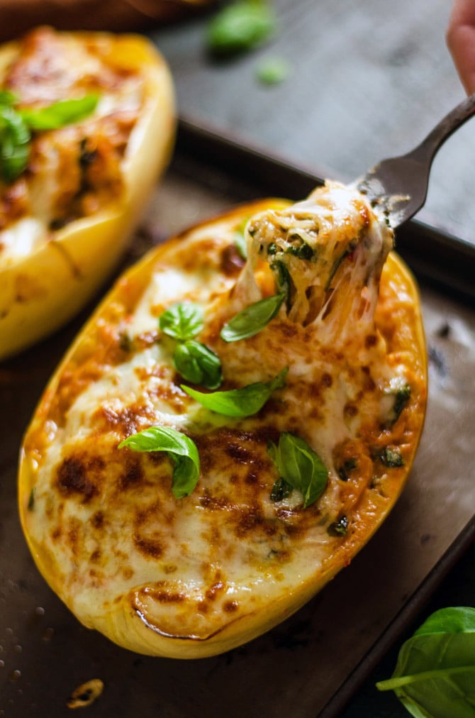 Cheesy Spaghetti Squash