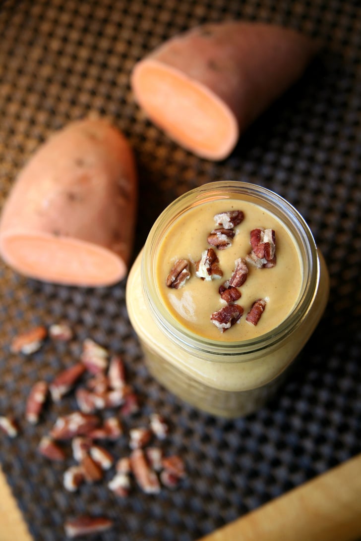 "Sweet Potato Pie" Smoothie  Low-Sugar Breakfast Ideas 