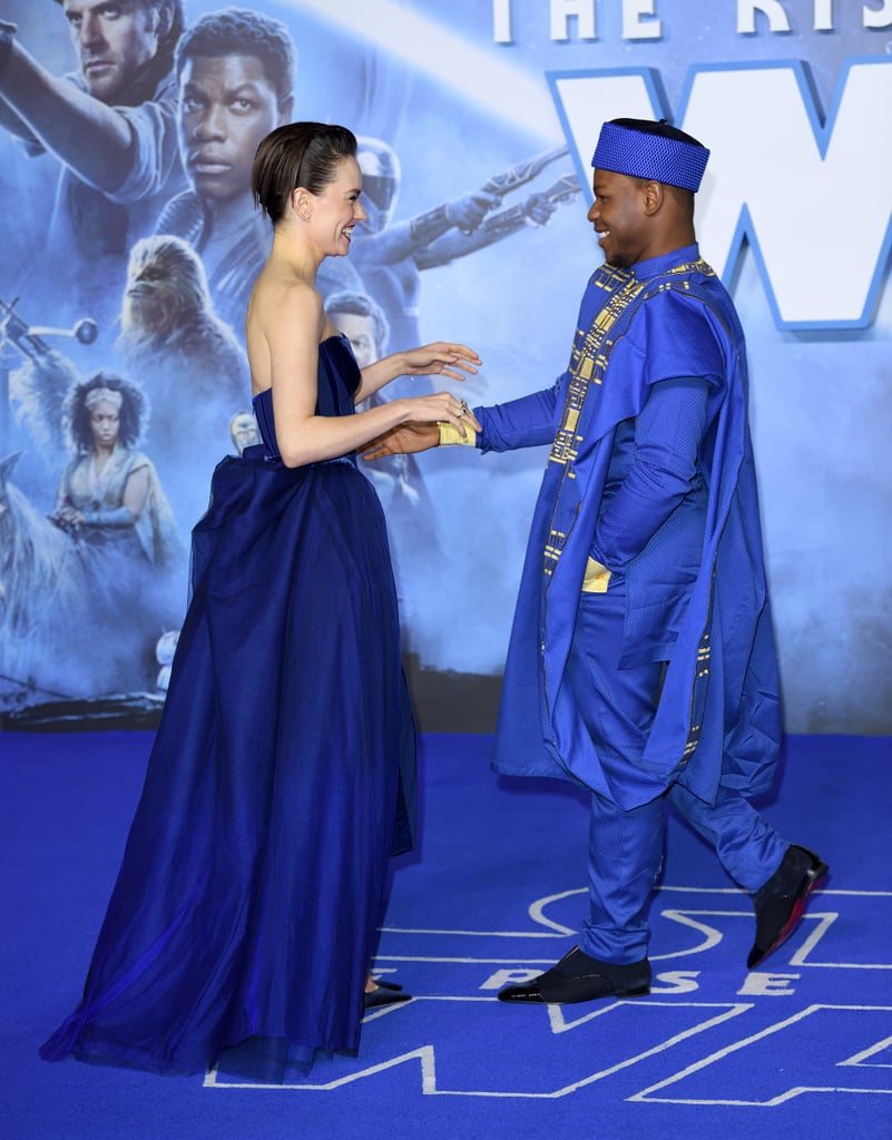 Daisy Ridley and John Boyega at the London Premiere For Star Wars: The Rise of Skywalker