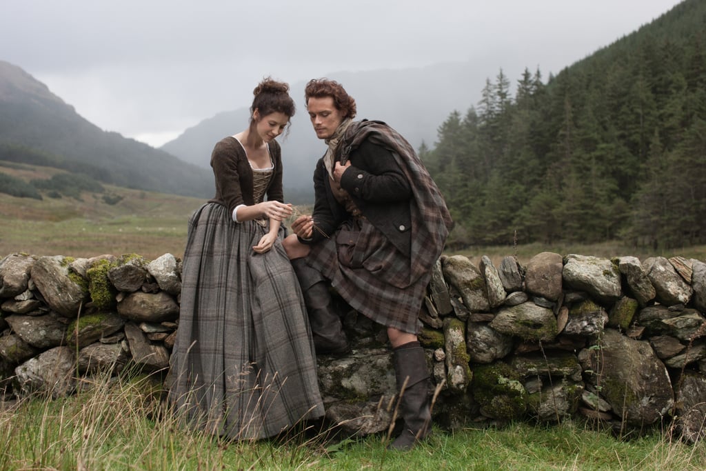 Claire and Jamie forge their life together in the Scottish countryside.
Courtesy of Starz