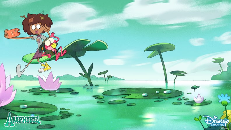 Amphibia Anne and Sprig Zoom Background