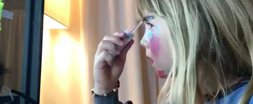 Pink's Daughter Willow Films First Makeup Tutorial