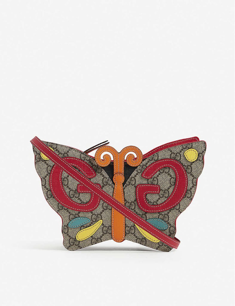 Gucci Butterfly Canvas CrossBody Bag The Butterfly Fashion Trend