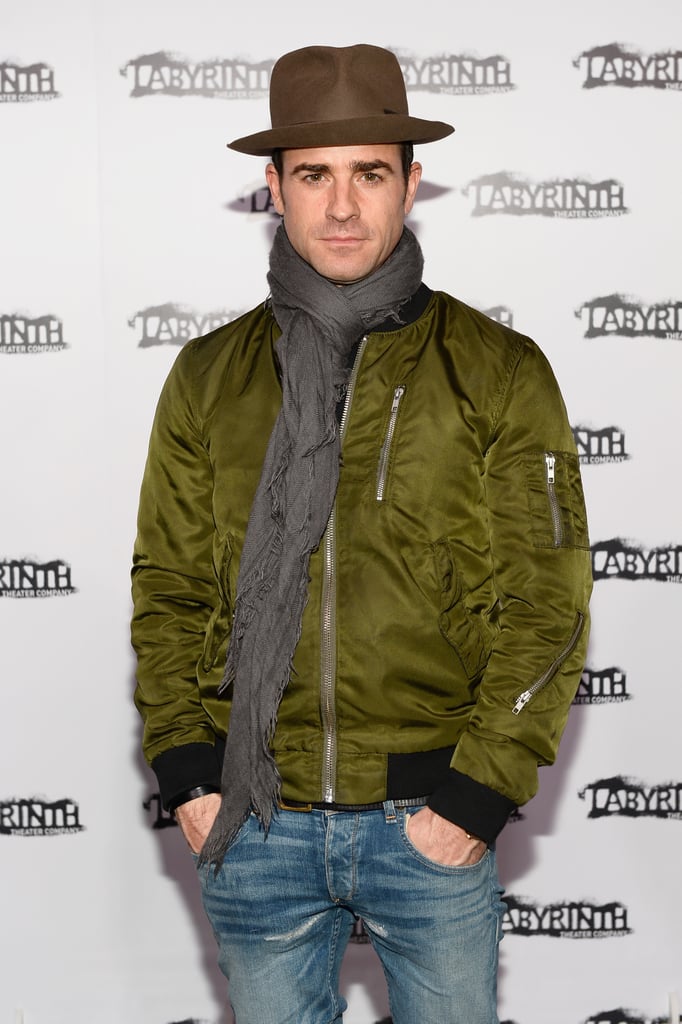 Jennifer Aniston and Justin Theroux at a Theater Gala 2015