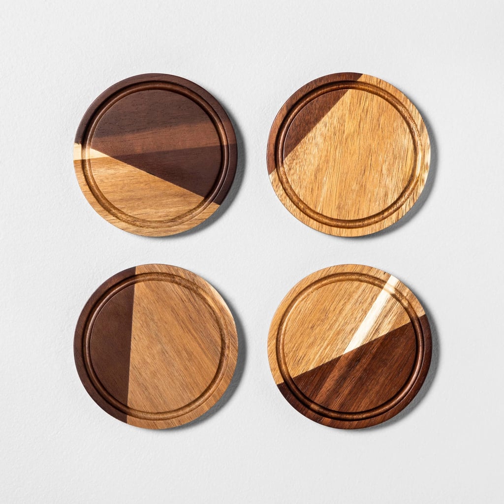 Hearth & Hand with Magnolia 4pk Wood Coaster Set