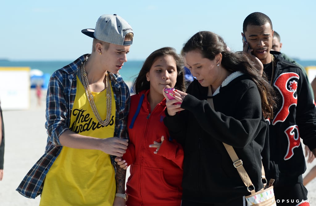 Justin Bieber on Miami Beach Before His Arrest