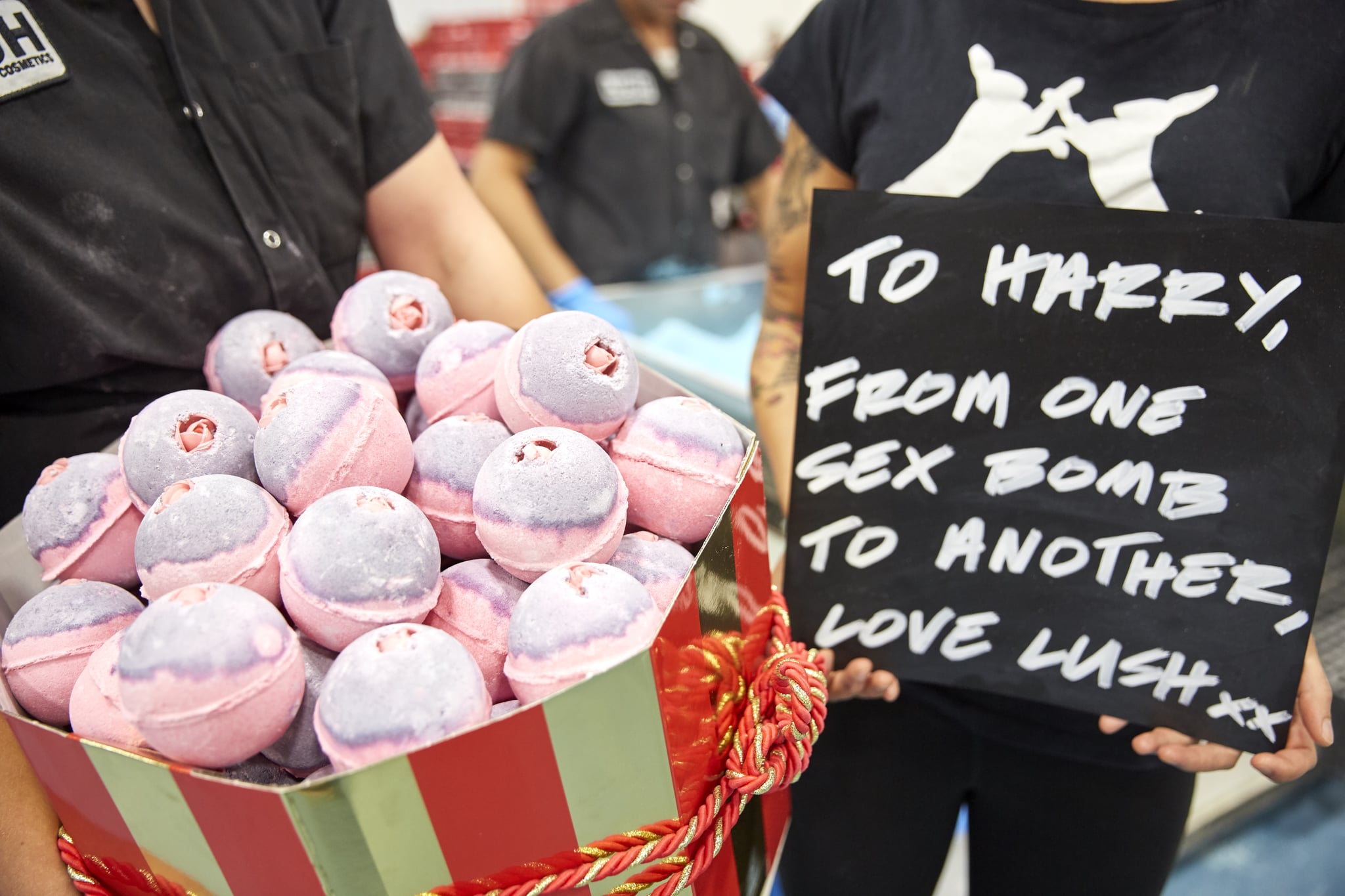 Lush Is Sending Harry Styles 100 Bath Bombs Because He's a Sex Bomb, O...