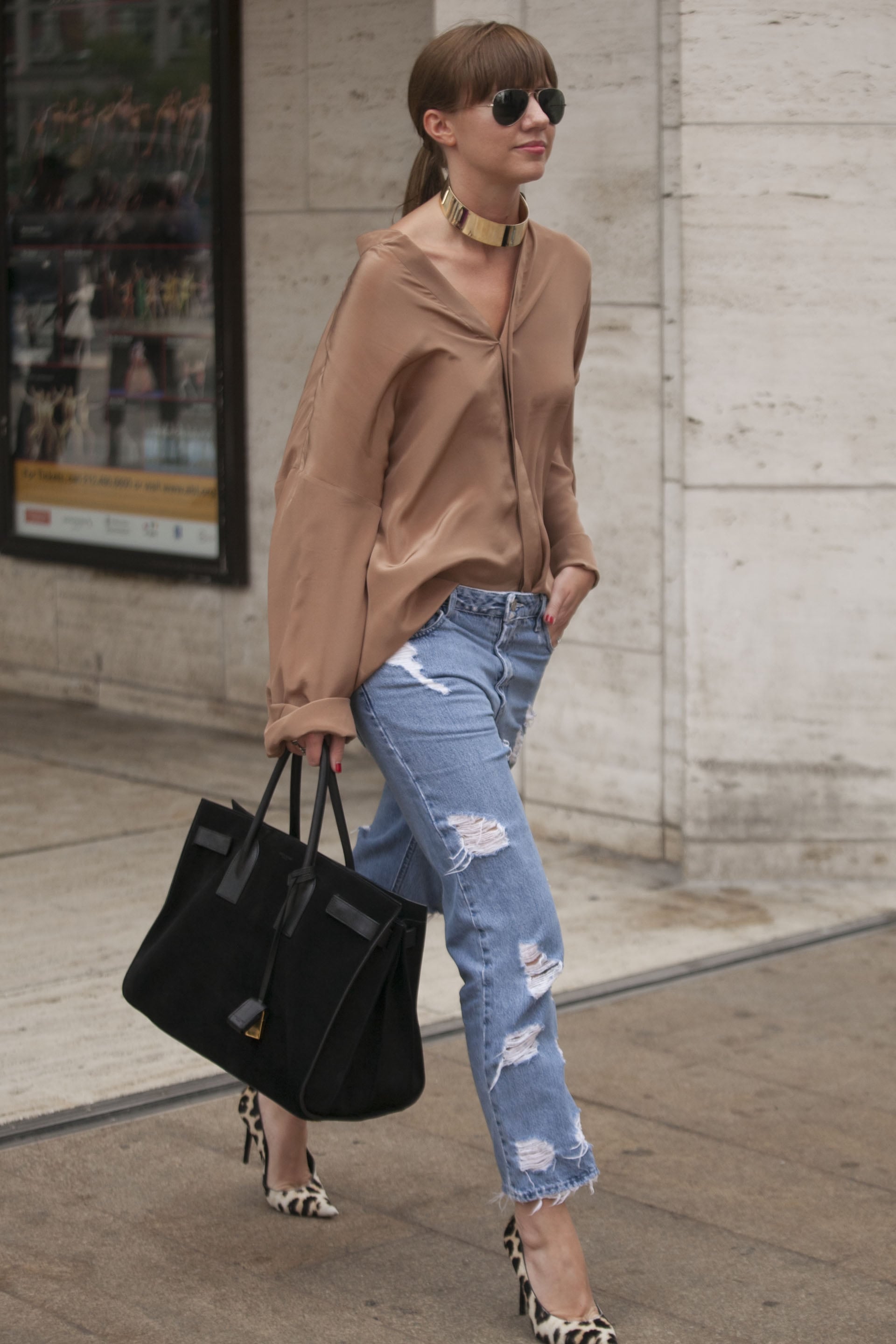 Dress Up Your Boyfriend Jeans 13 Styling Tricks Fashion Girls Live By Popsugar Fashion 3571