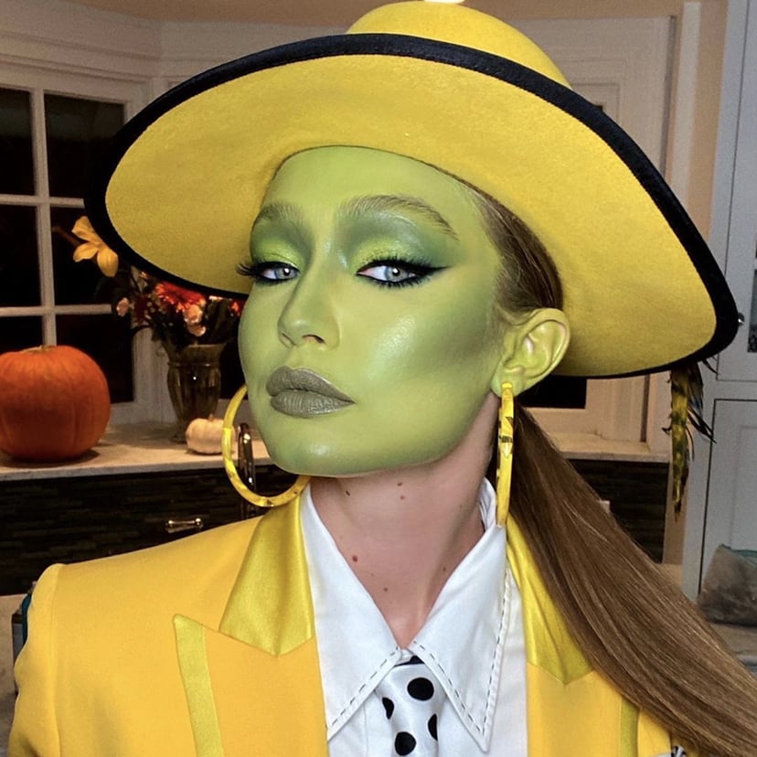 Gigi Hadid's The Mask Halloween Makeup