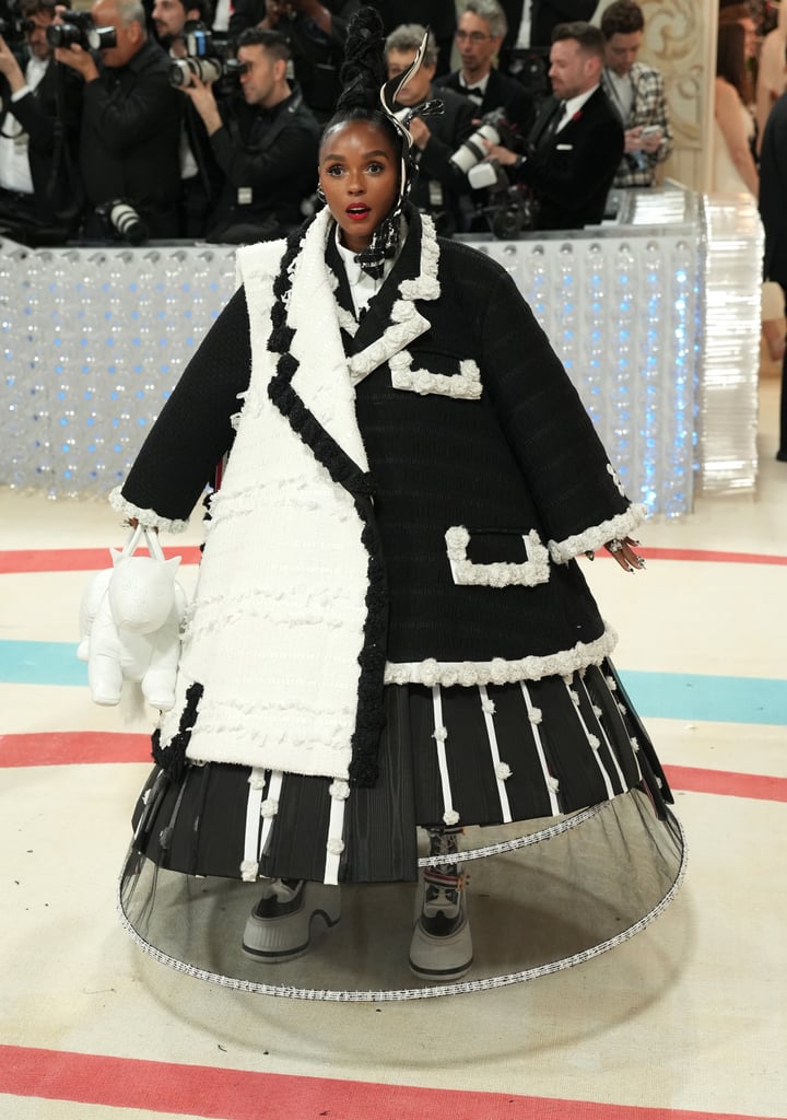 Janelle Monáe Wearing a Cat Purse at the 2023 Met Gala