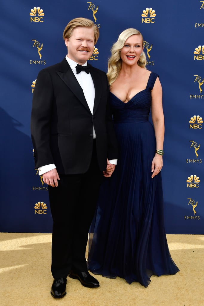 Kirsten Dunst and Jesse Plemons at the 2018 Emmys