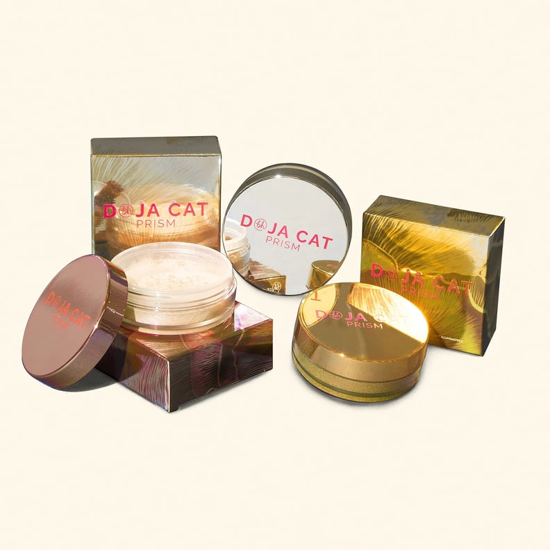 For All-Over Glow: BH Cosmetics x Doja Cat Prism Loose Powder Highlighter
