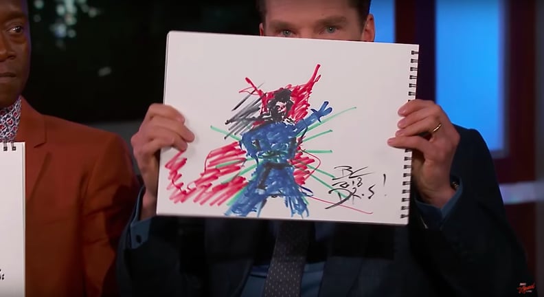 Benedict Cumberbatch's Drawing of Doctor Strange