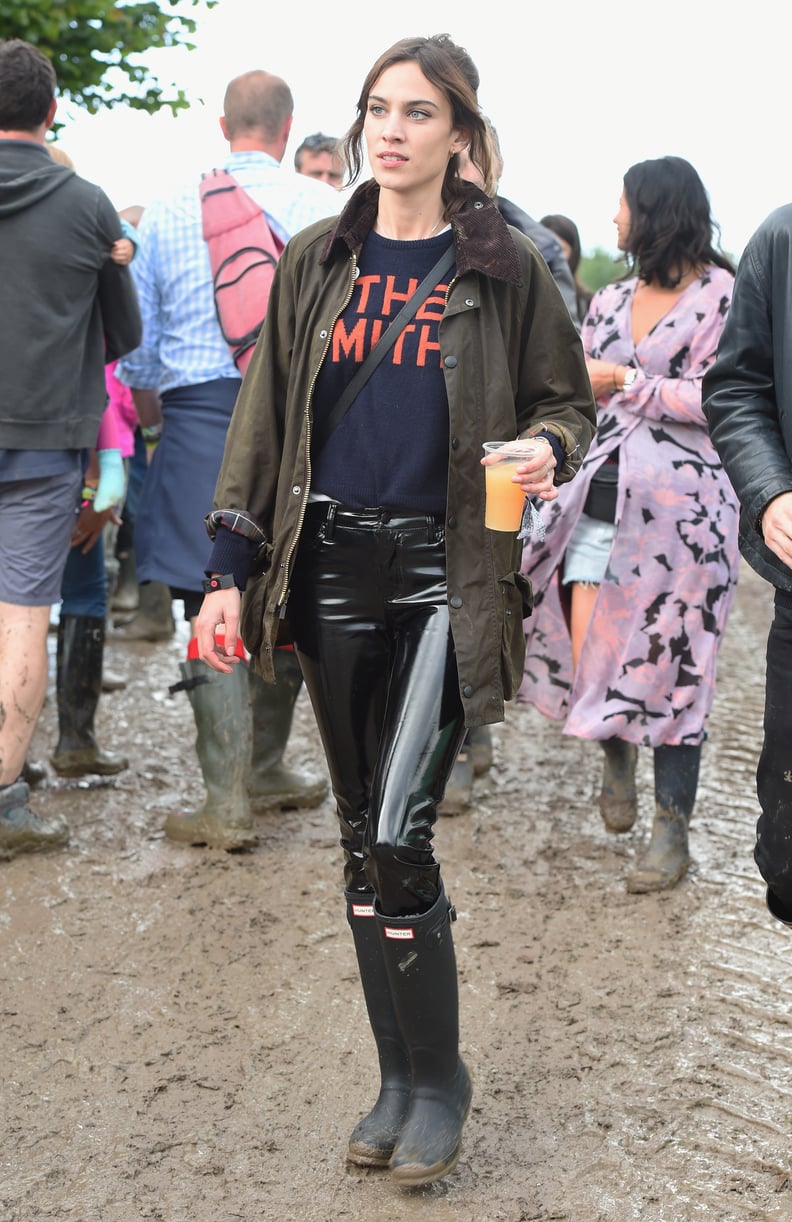 Alexa Chung at Glastonbury 2016