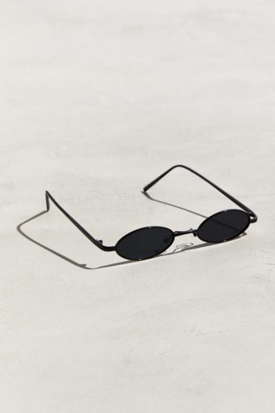 Urban Outfitters Narrow Mini Wire Oval Sunglasses