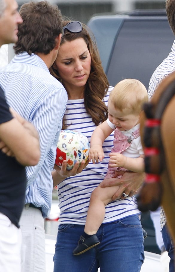 Prince George Playing Soccer