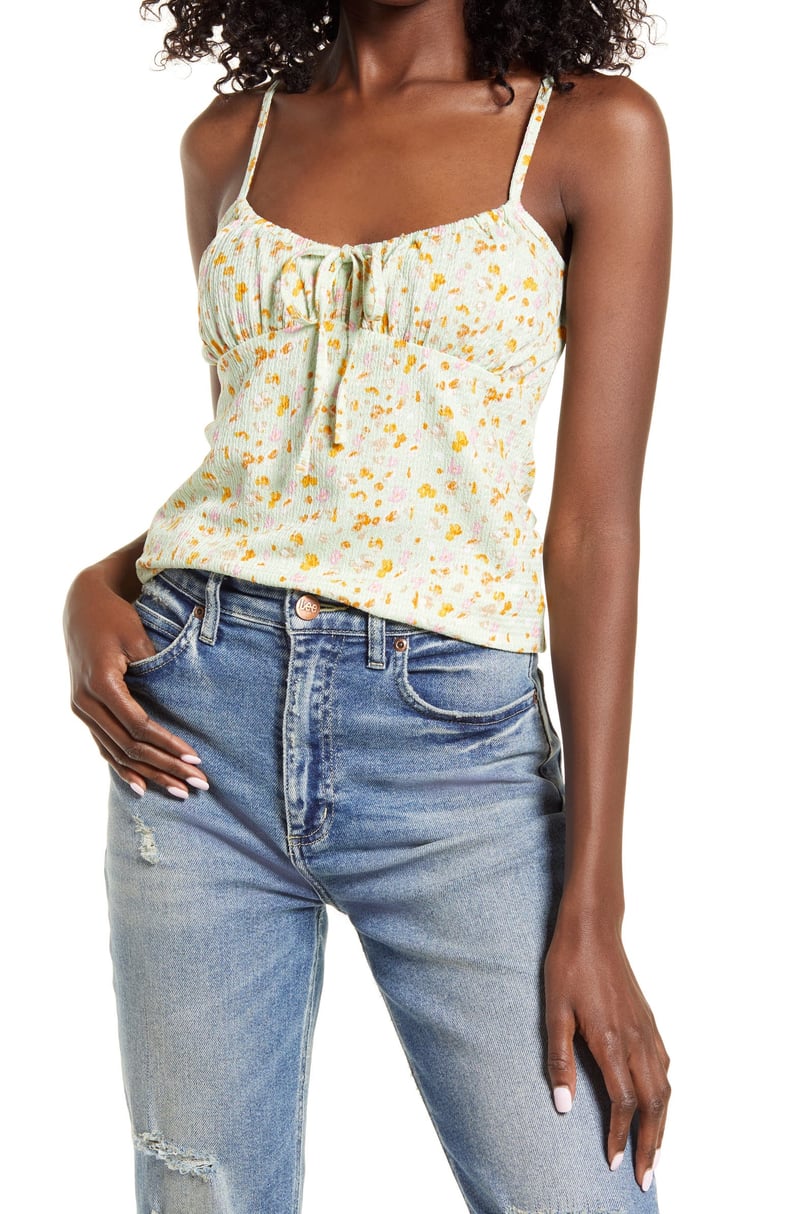 Vero Moda Floral Textured Knit Cami