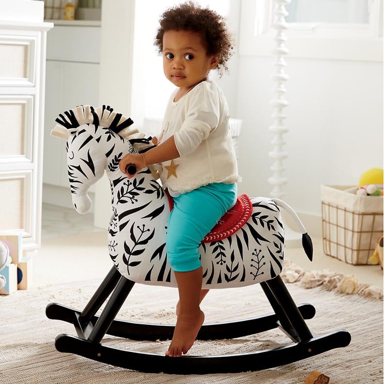 Land of Nod Zebra Rocker