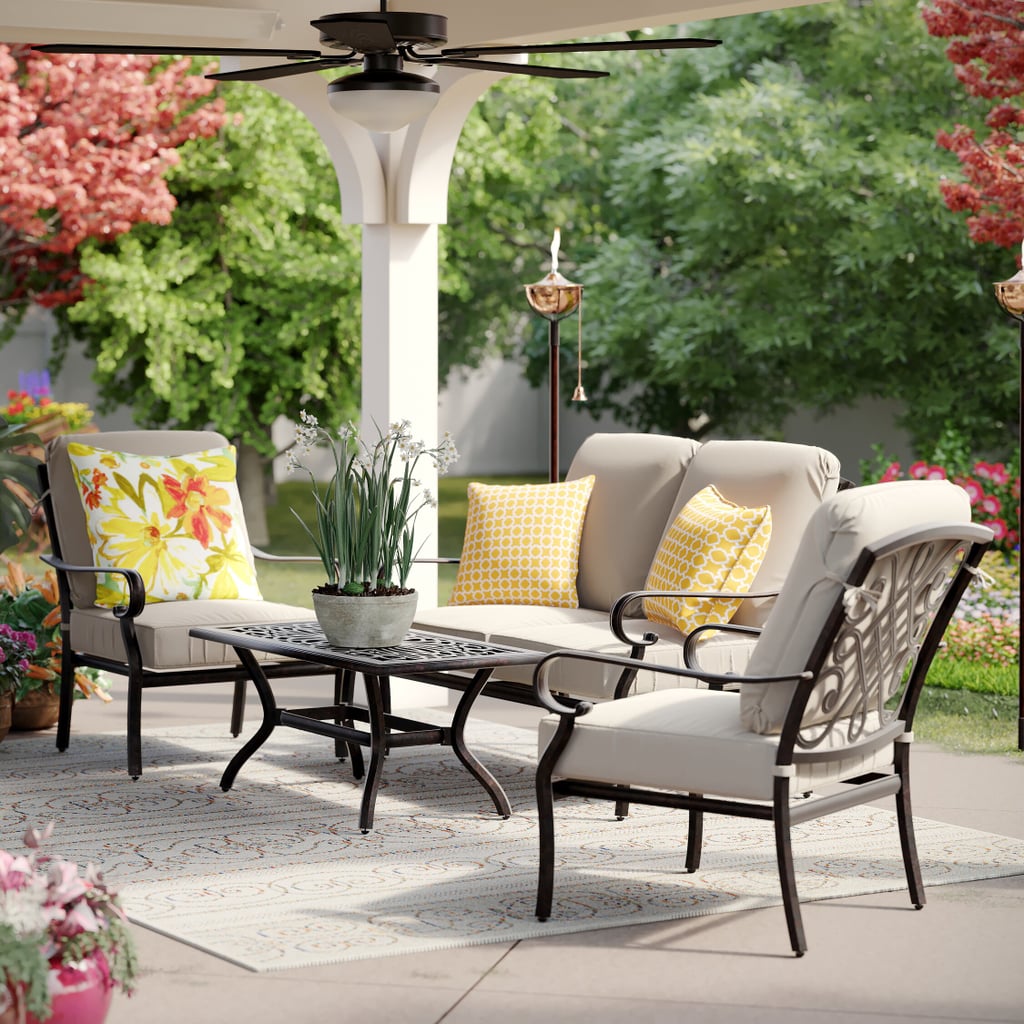 Benitez 4 Piece Sofa Seating Group With Cushions Best Outdoor Furniture From Wayfair With 5