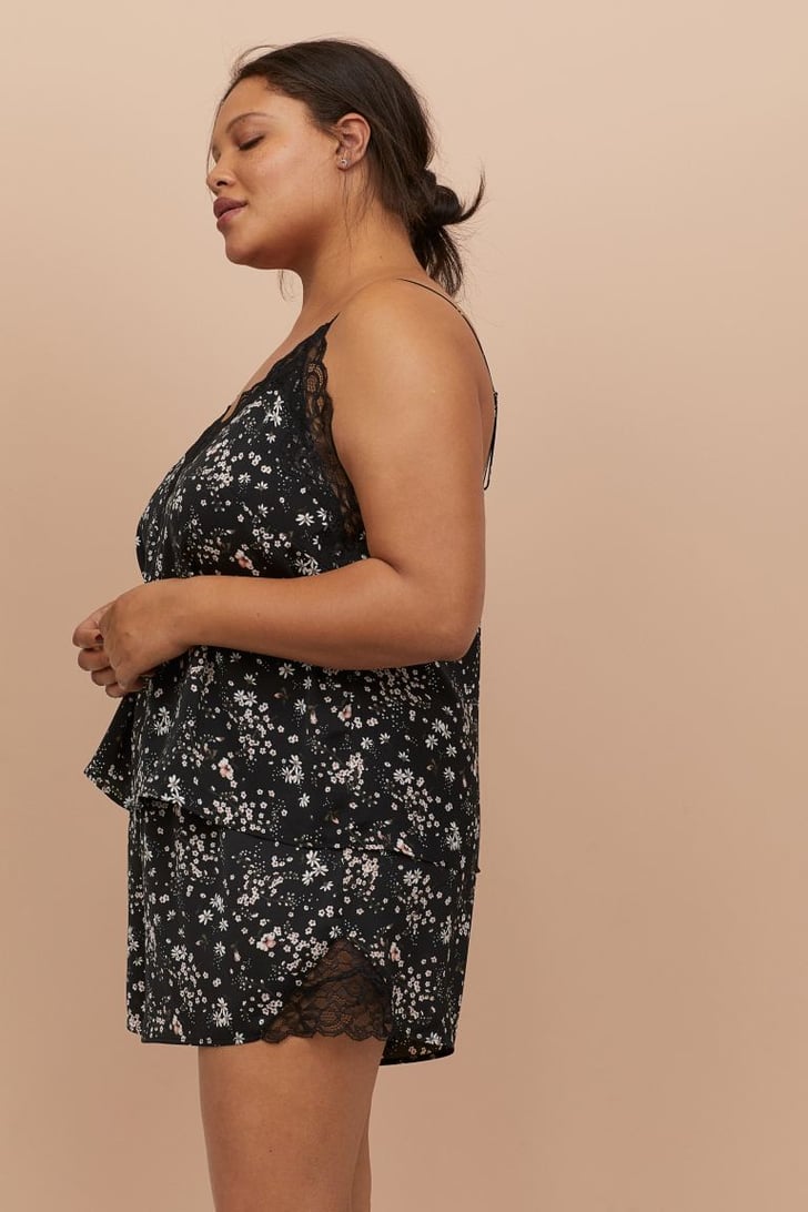H&M Plus Size Satin Pajamas Best Pajama Sets for Women POPSUGAR