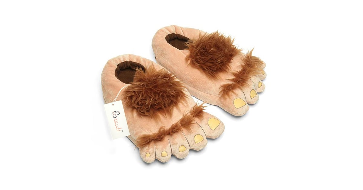 white monster slippers