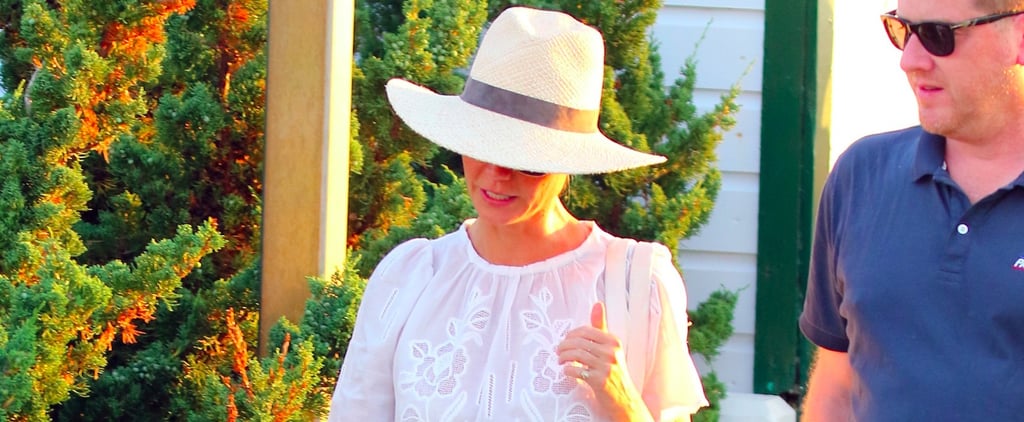 Gwyneth Paltrow White Birkenstocks