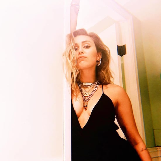 Miley Cyrus Black Dress Instagram 2018
