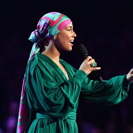 Alicia Keys's Hair Wrap at 2019 Grammys