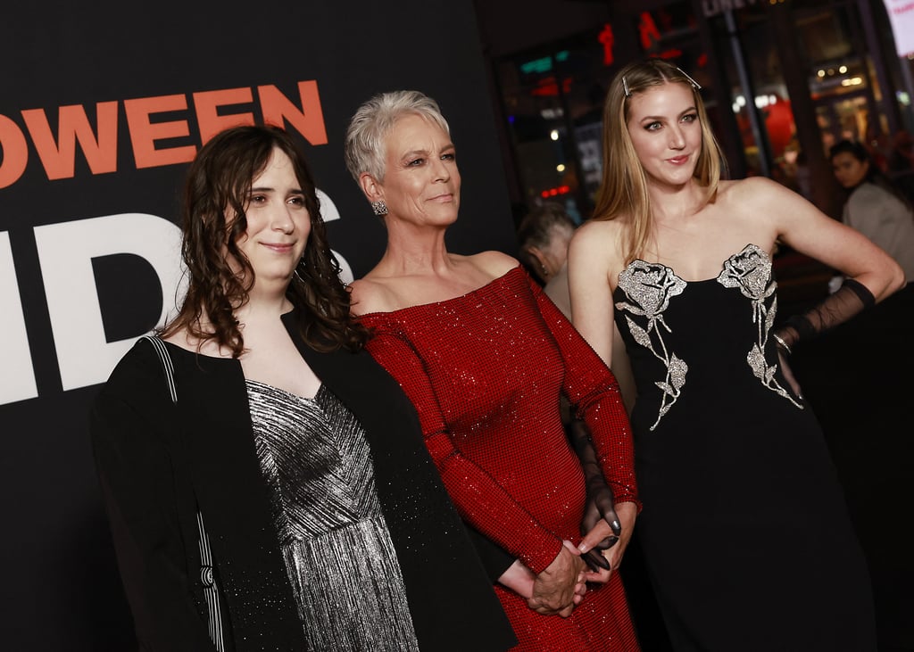Jamie Lee Curtis and Daughters Ruby and Annie Guest at the "Halloween Ends" Premiere