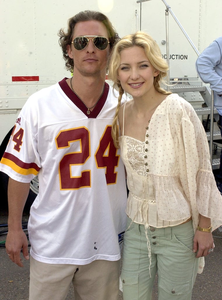 Matthew McConaughey and Kate Hudson were together in 2003 for MTV's First Annual Super Bowl Tailgate Spectacular.