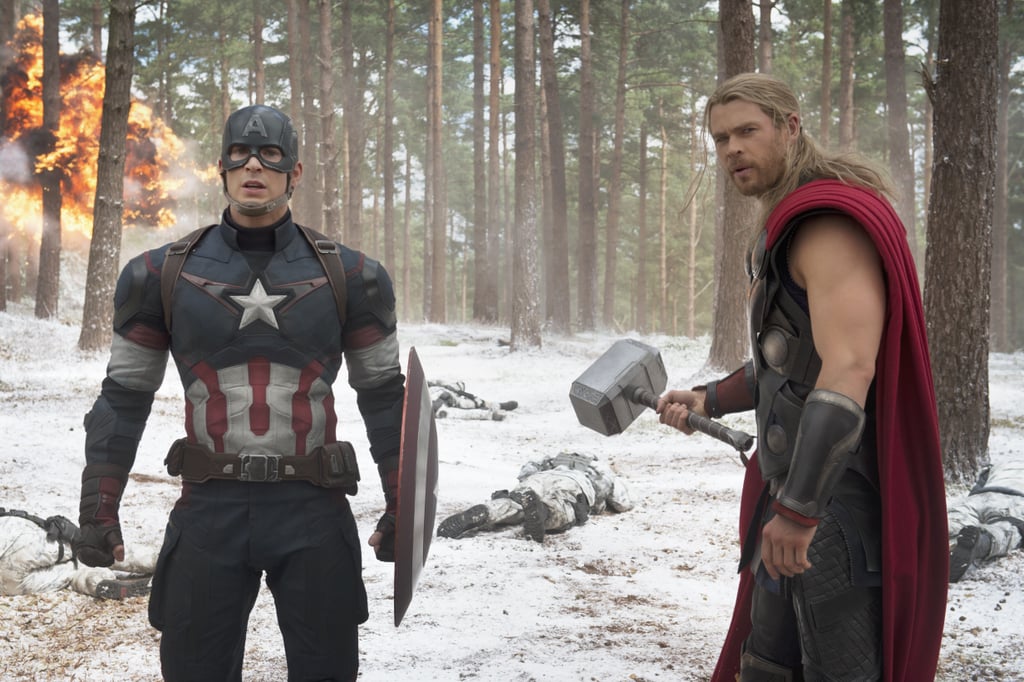 The two Chrises ready for battle.