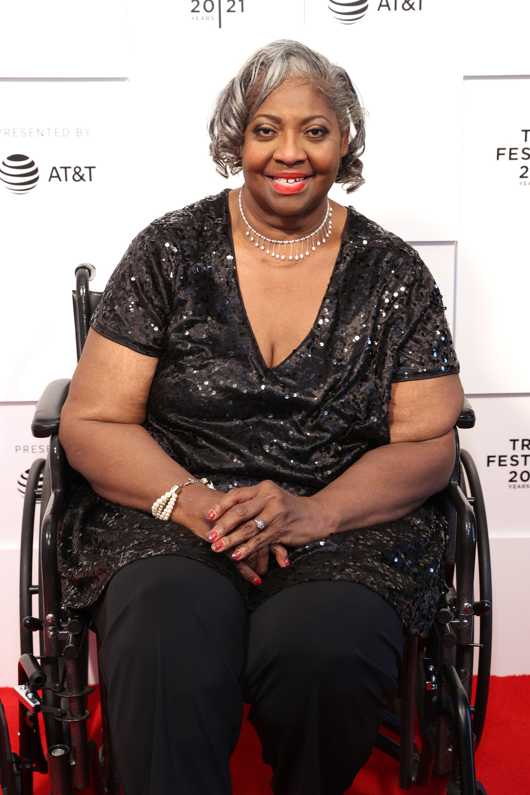 'The Queen of Basketball' documentary short subject, Lusia Harris attends the 2021 Tribeca Festival Premiere Shorts