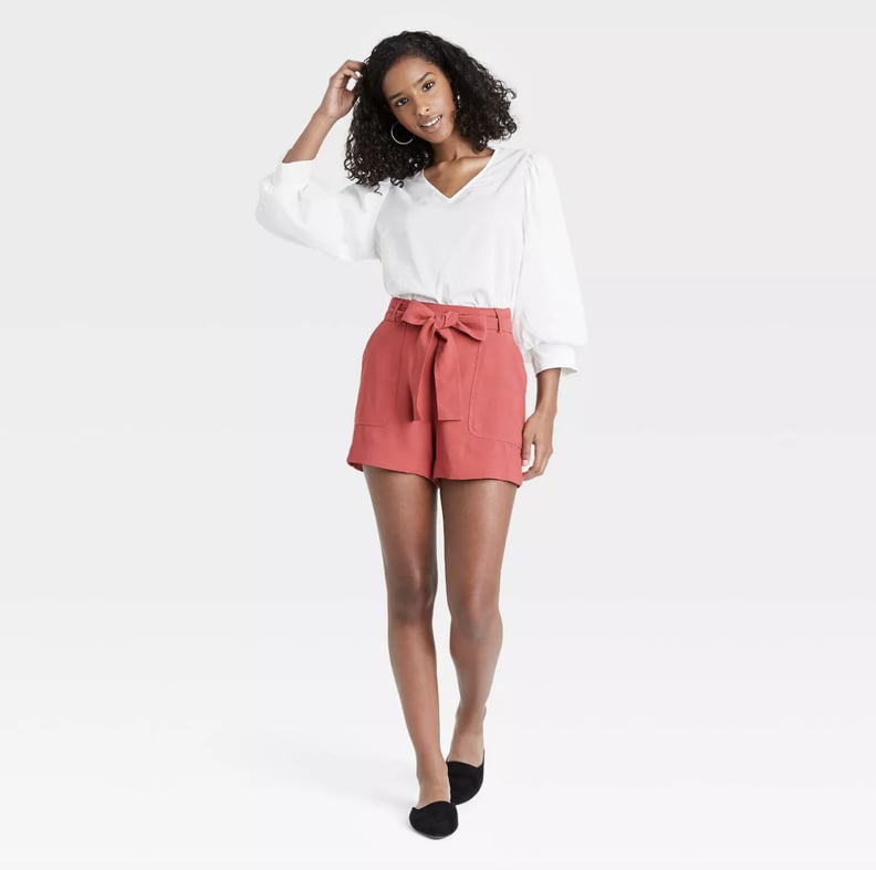 A New Day High-Rise Tie Waist Shorts