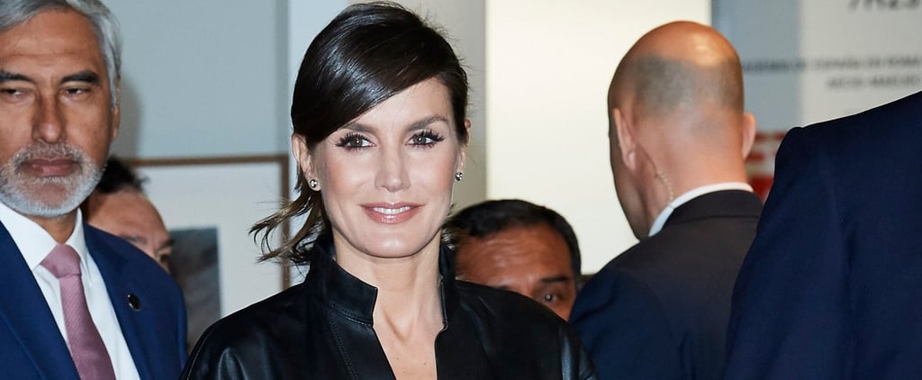 Queen Letizia's & Other Stories Leather Dress