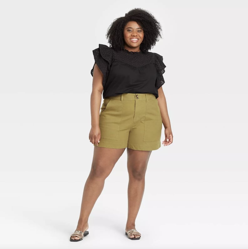 PLUS SIZE -SCULPTING HIGH WAIST SHORTS