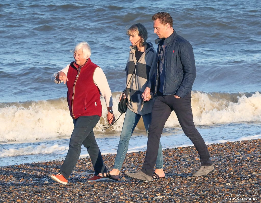 Taylor Swift and Tom Hiddleston With His Mom in the UK