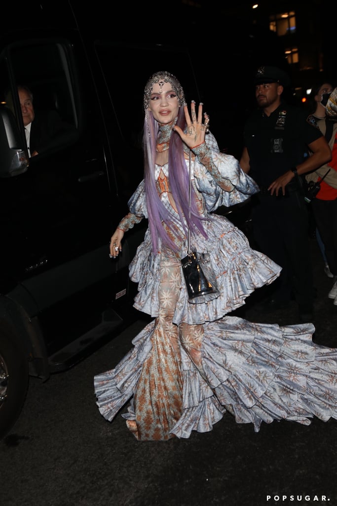 Grimes at the 2021 Met Gala Afterparty