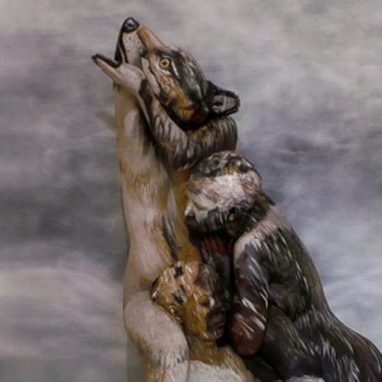 Wolf Body-Paint Illusion